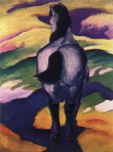 Franz Marc blue horse ll oil painting picture